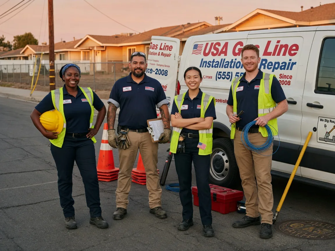 Gas Line Installation company in Olivia, MN